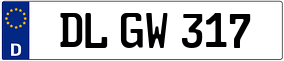 Truck License Plate